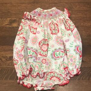 Stellybelly paisley bubble, size 18 mos